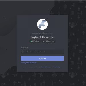 open discord in your browser